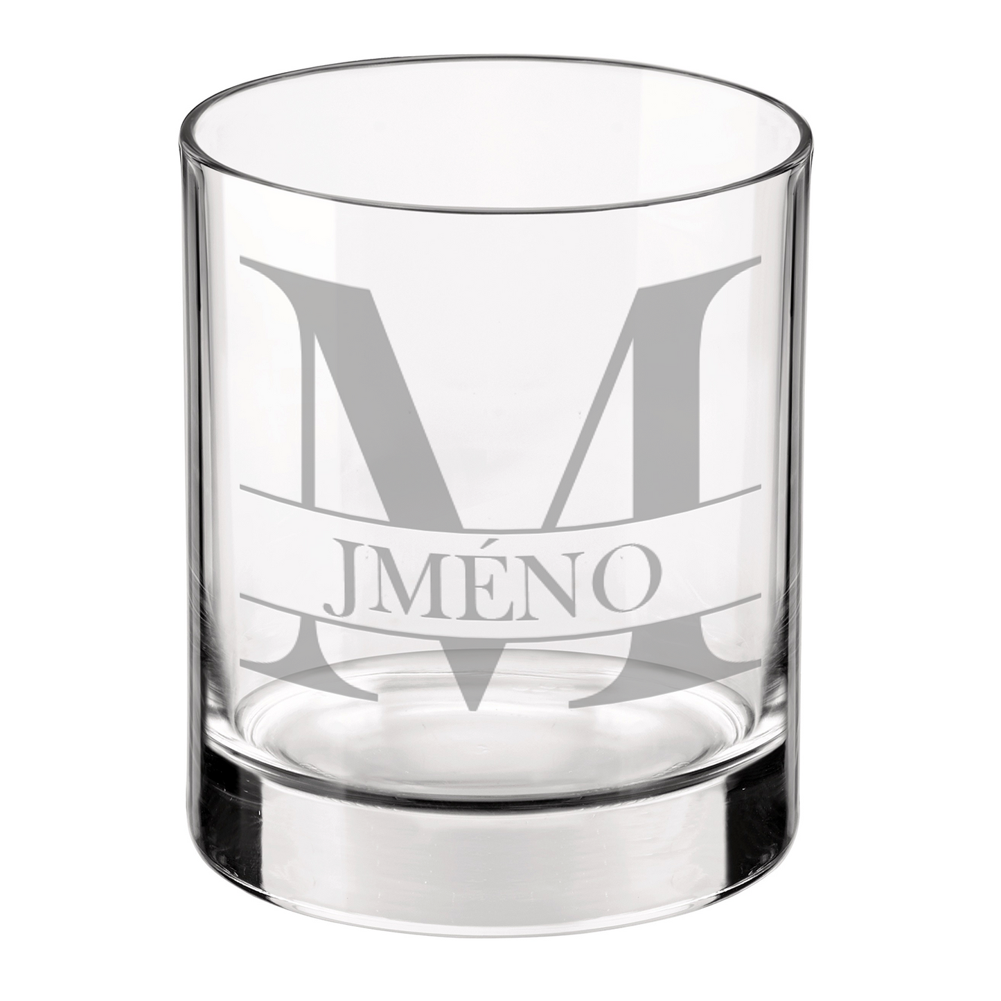 Sklenička na whisky s vlastním návrhem