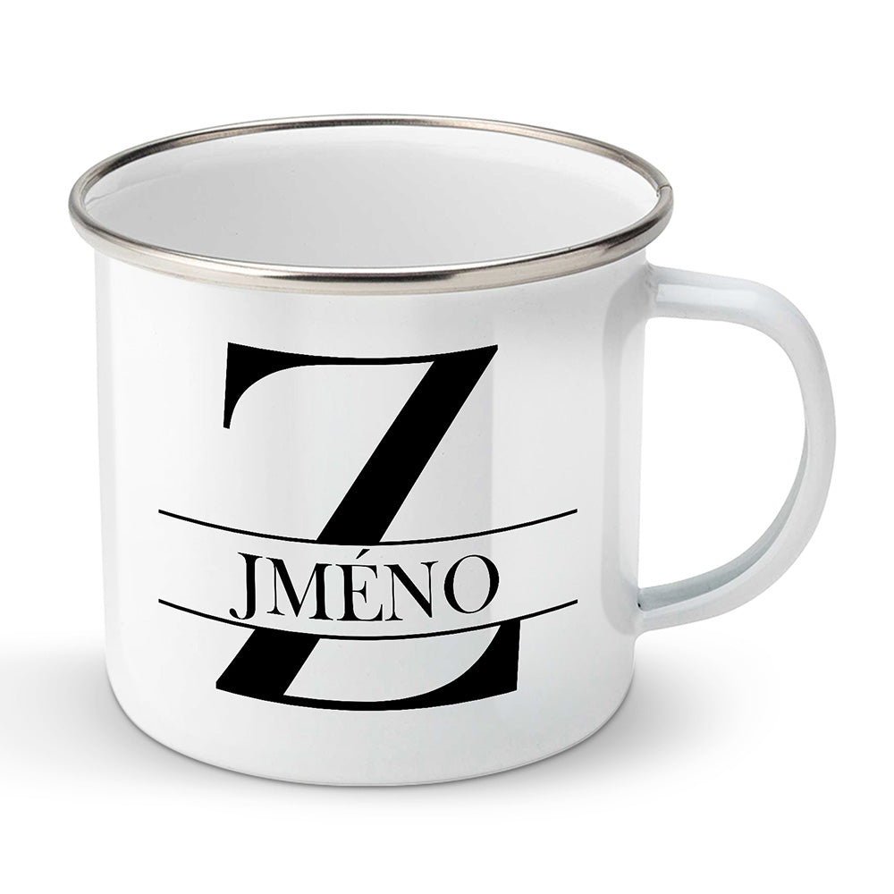 Smaltovaný plecháček motiv Se jménem Z…