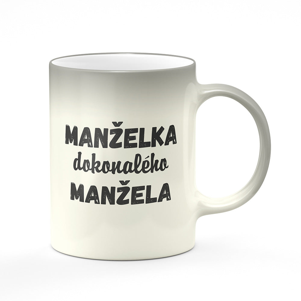 Magický svlékací hrnek motiv Manželka dokonalého manžela