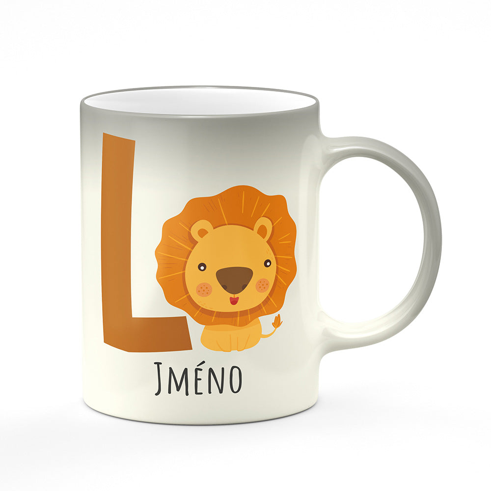 Magický svlékací hrnek motiv Se jménem L…