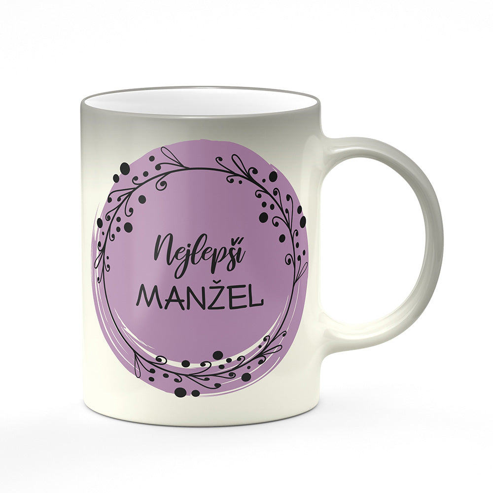 Magický svlékací hrnek motiv Nejlepší manžel