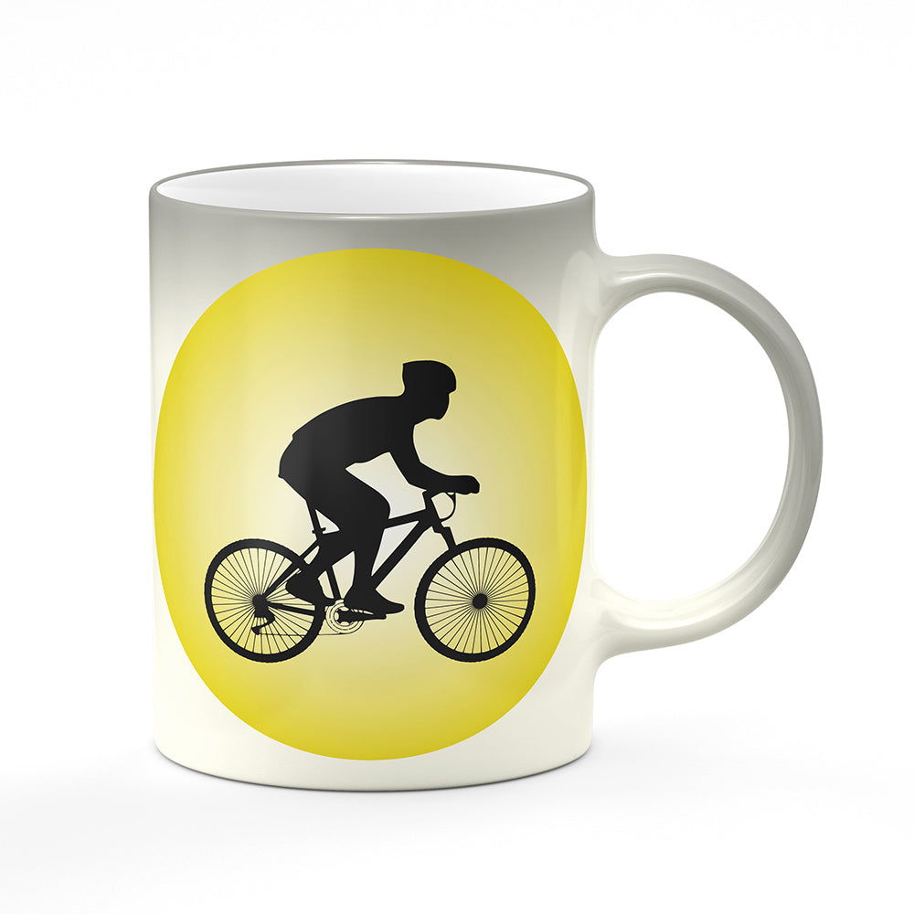 Magický svlékací hrnek motiv Cyklista