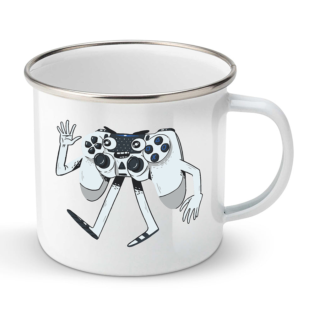 Smaltovaný plecháček motiv Game World