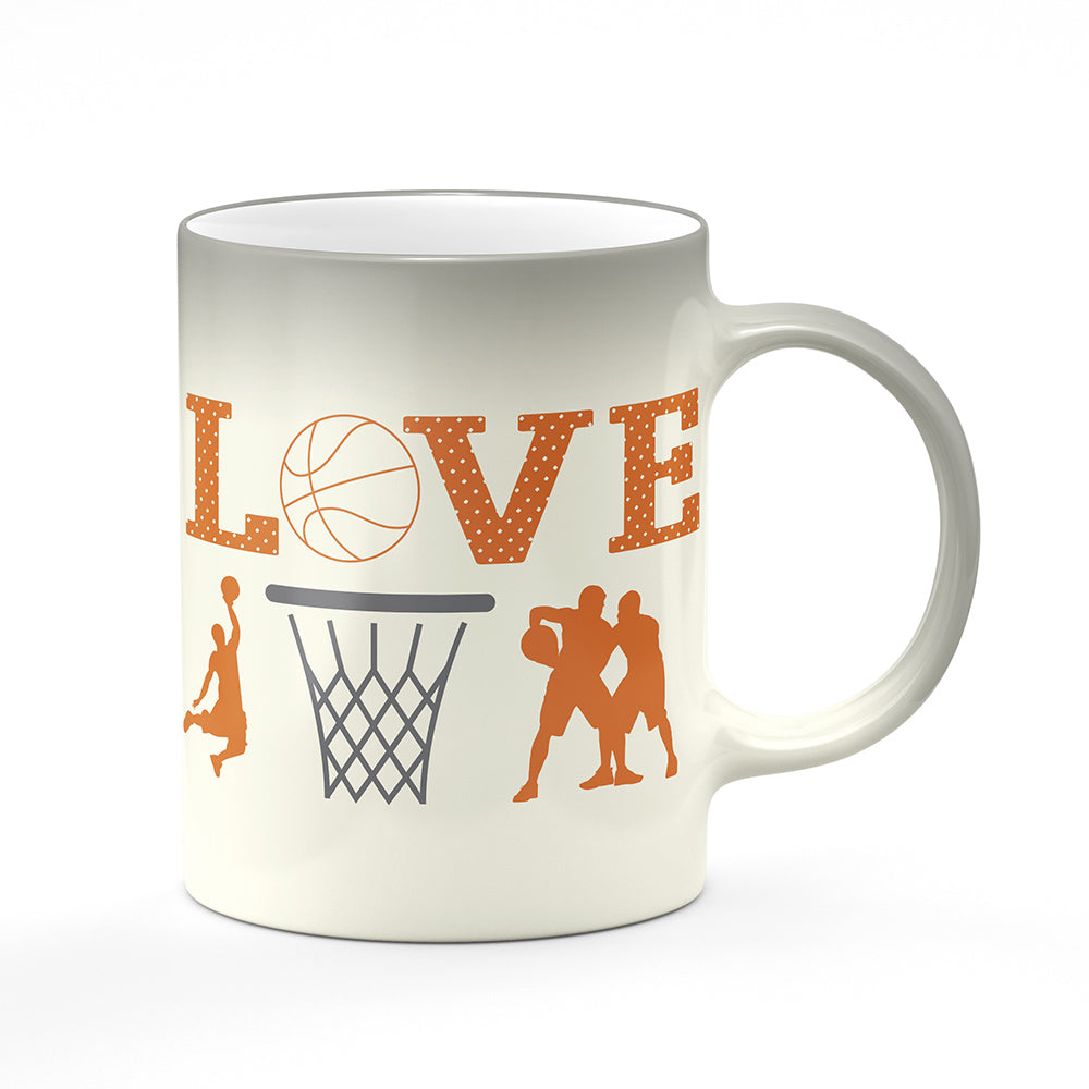 Magický svlékací hrnek motiv Basketbal