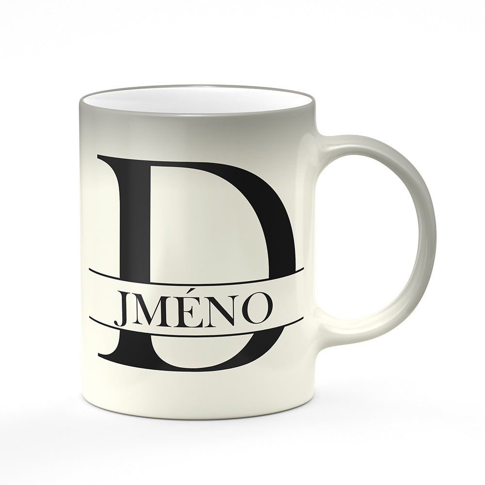 Magický svlékací hrnek motiv Se jménem D…
