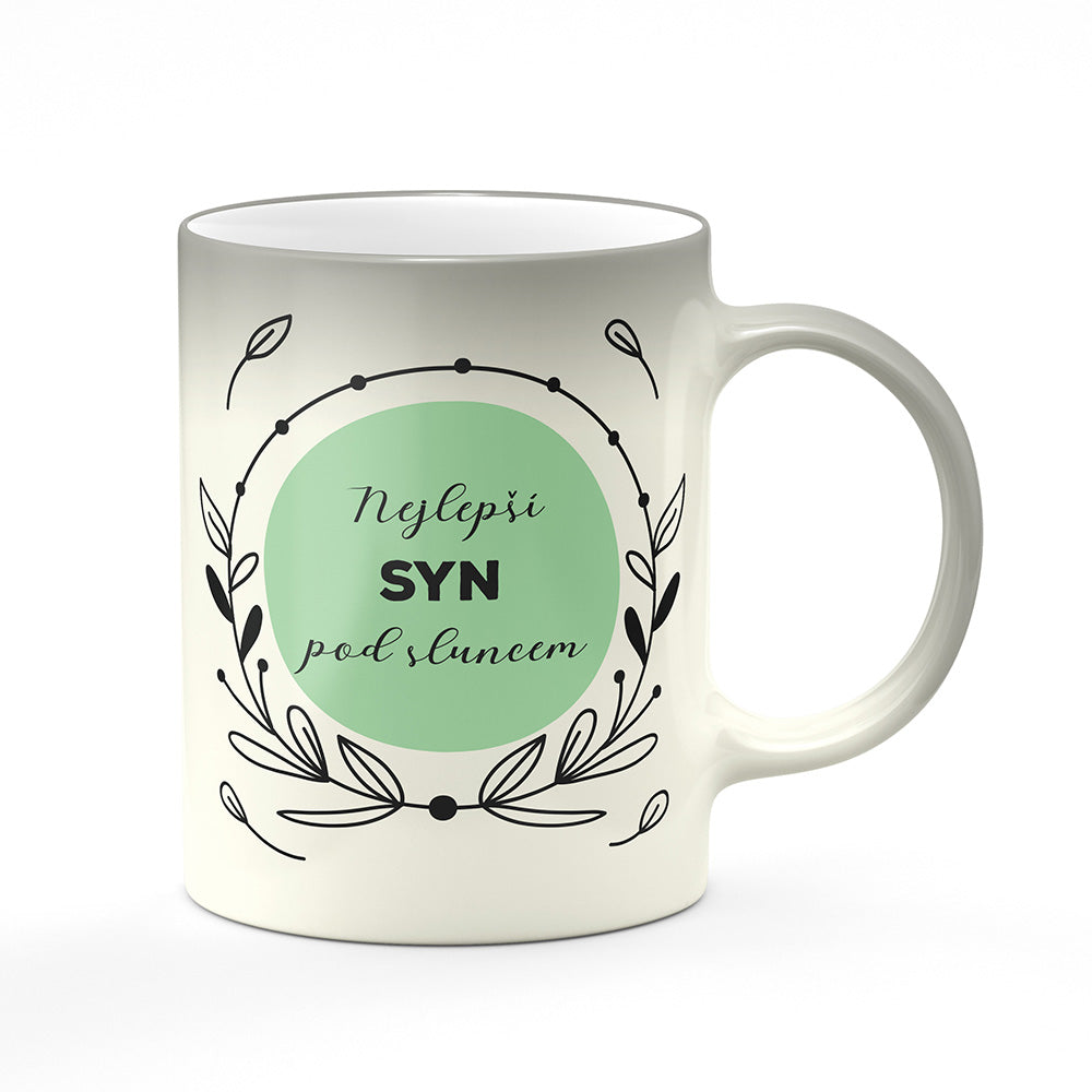 Magický svlékací hrnek motiv Nejlepší syn pod sluncem