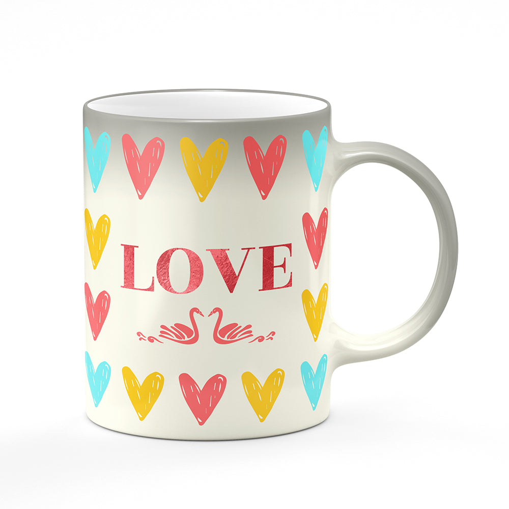 Magický svlékací hrnek motiv Love