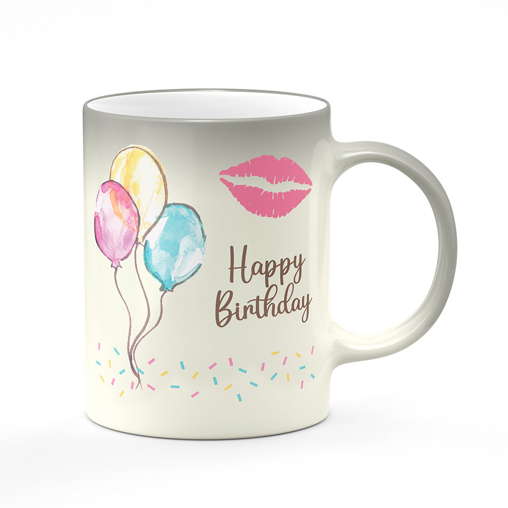 Magický svlékací hrnek motiv Happy Birthday