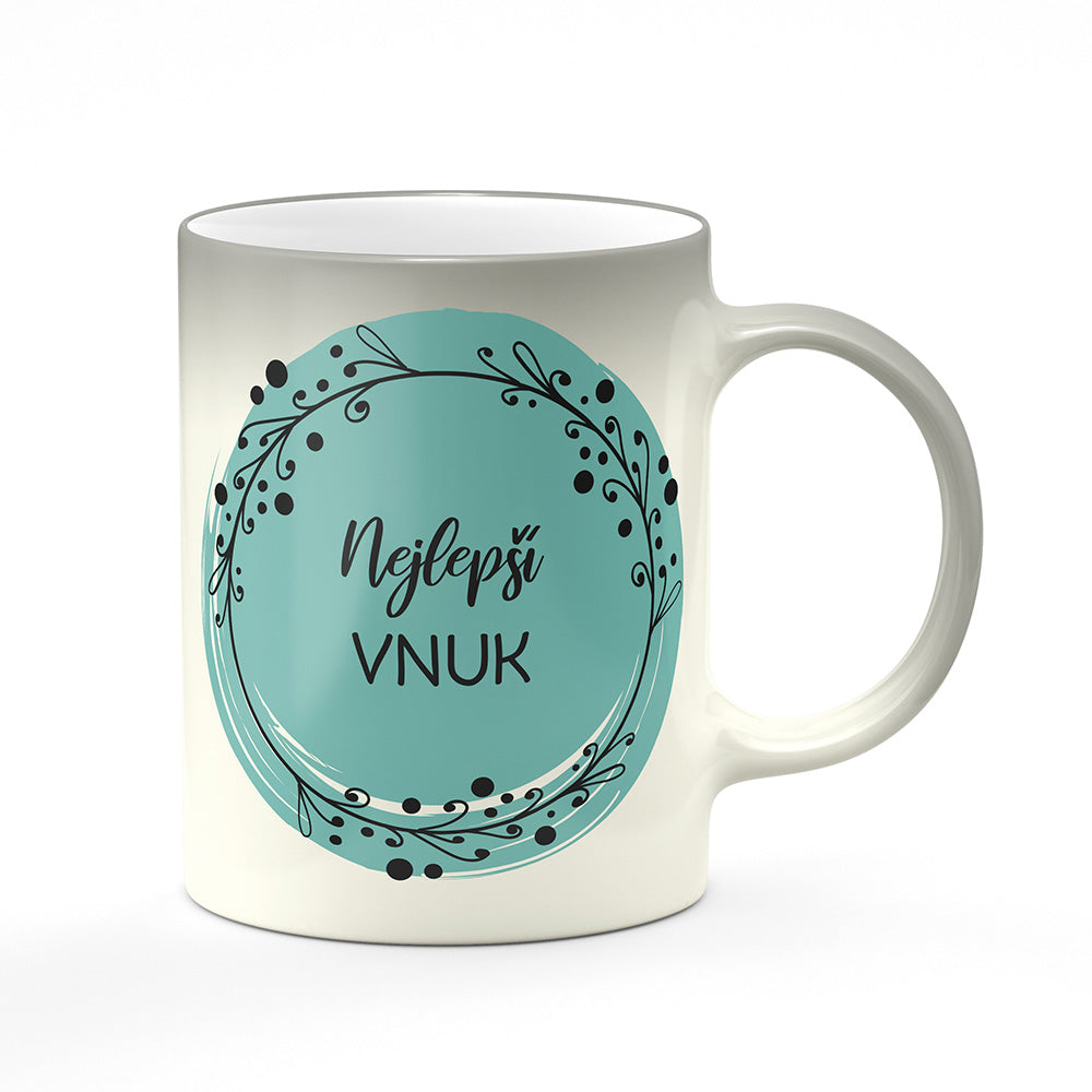 Magický svlékací hrnek motiv Nejlepší vnuk