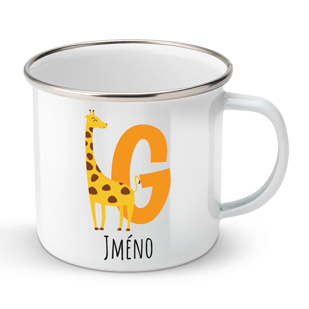 Smaltovaný plecháček motiv Se jménem G…