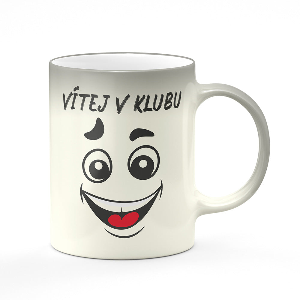 Magický svlékací hrnek motiv Vítej v klubu