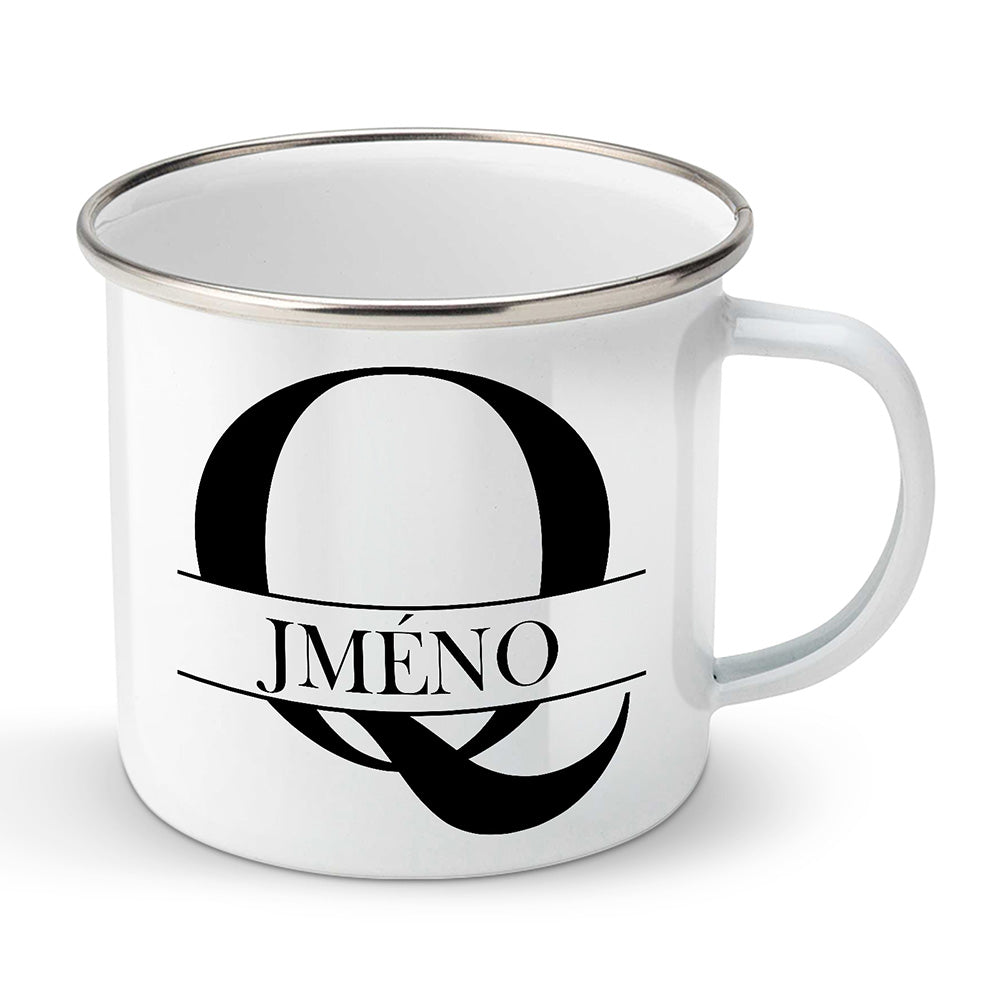 Smaltovaný plecháček motiv Se jménem Q…