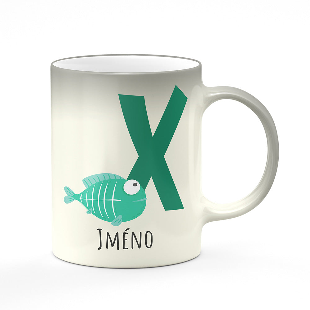 Magický svlékací hrnek motiv Se jménem X…