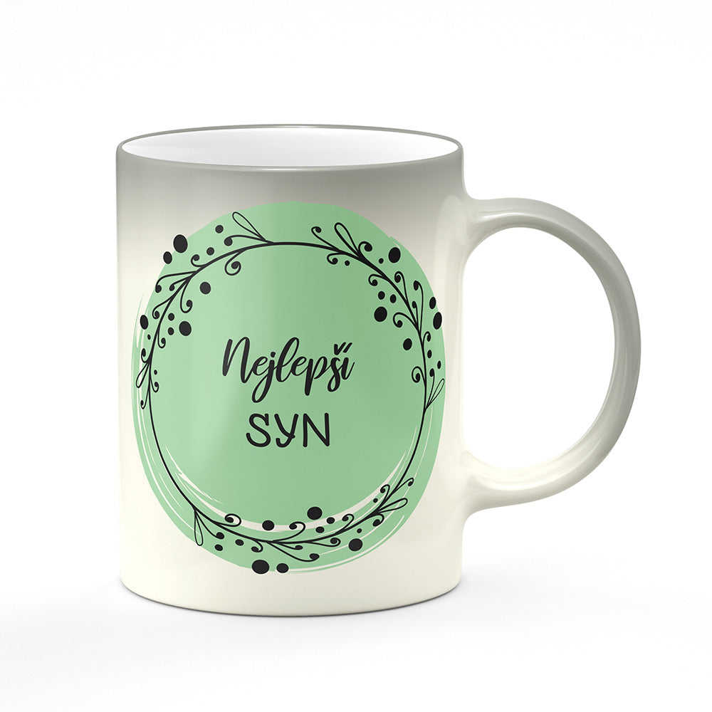 Magický svlékací hrnek motiv Nejlepší syn