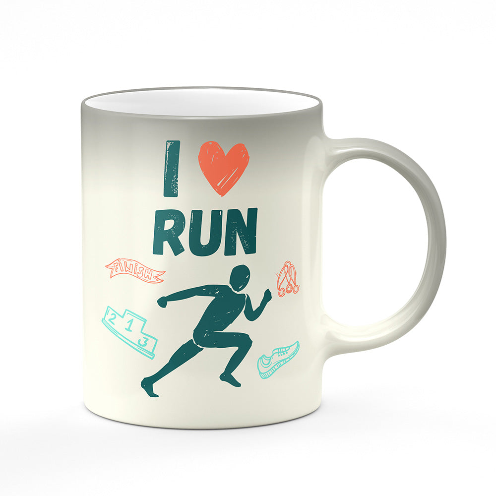 Magický svlékací hrnek motiv Běh