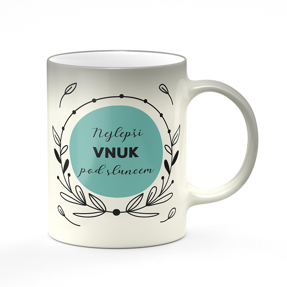 Magický svlékací hrnek motiv Nejlepší vnuk pod sluncem