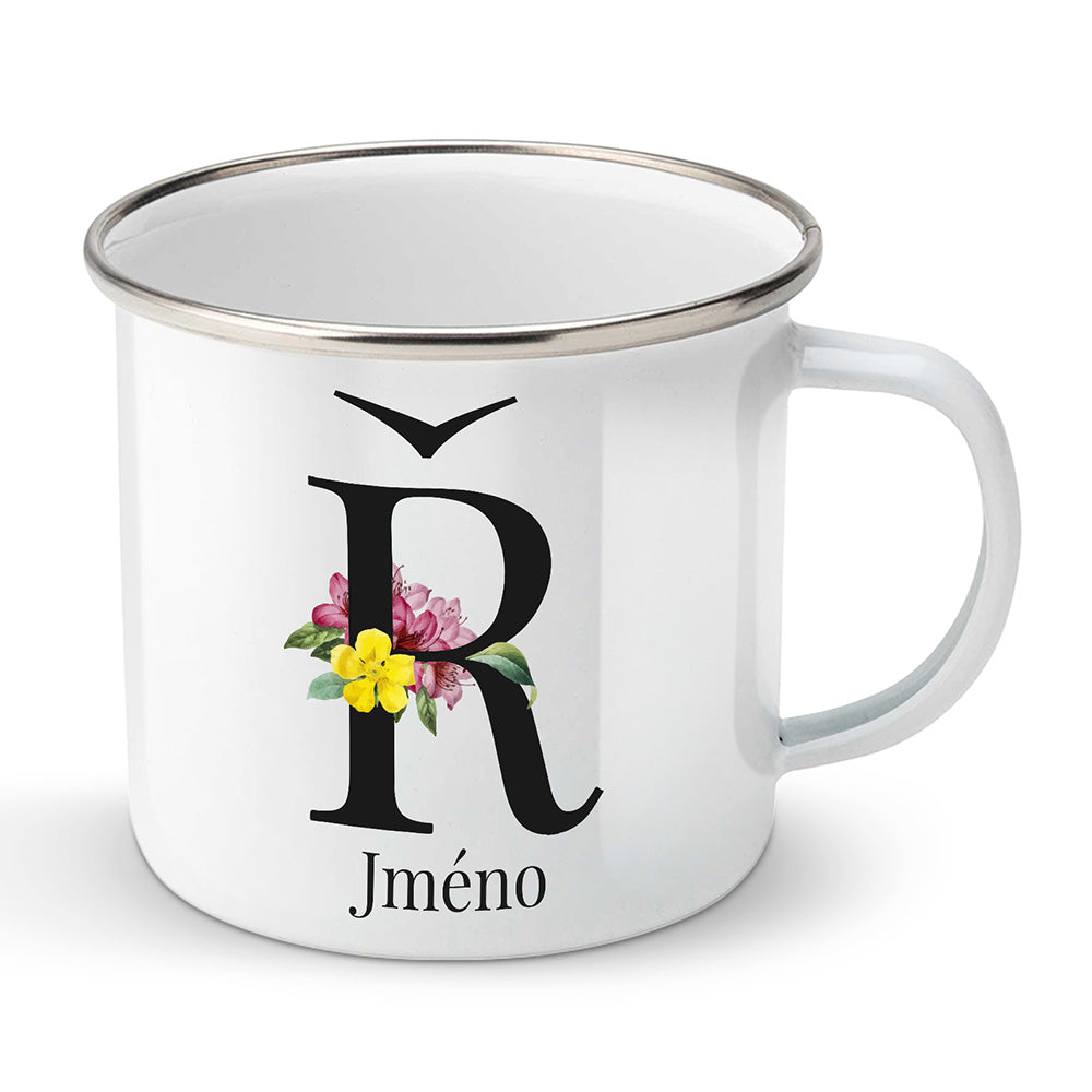 Smaltovaný plecháček motiv Se jménem Ř…