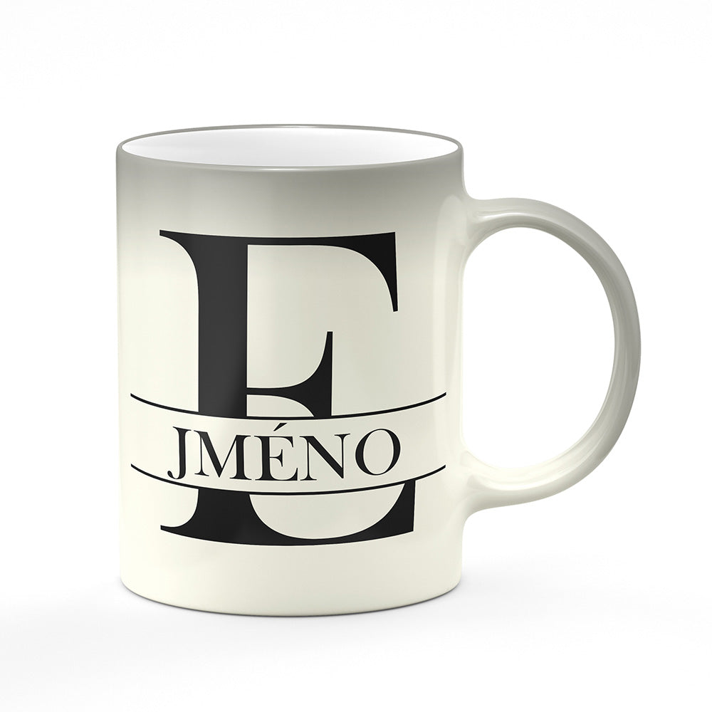 Magický svlékací hrnek motiv Se jménem E…