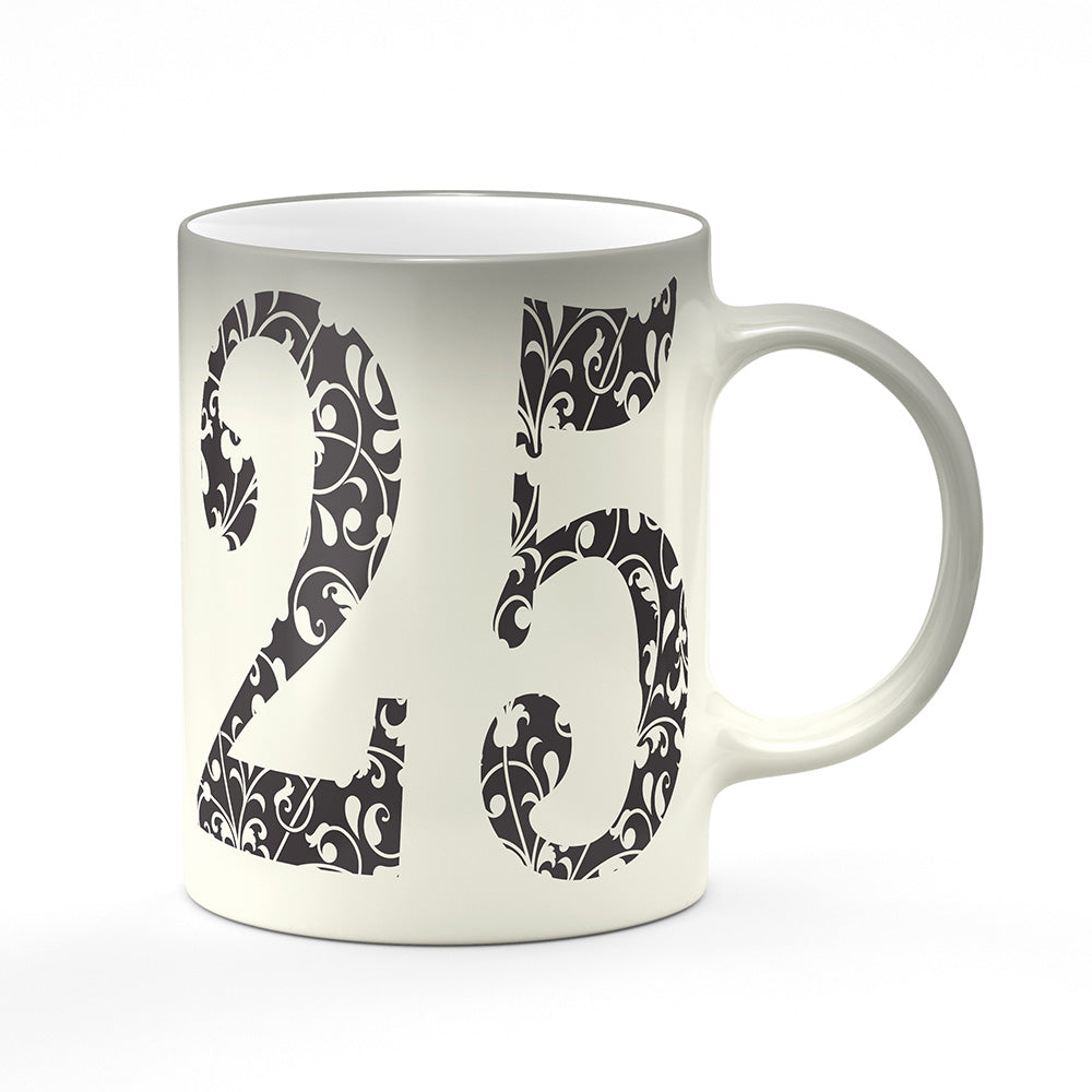 Magický svlékací hrnek motiv Věk 25