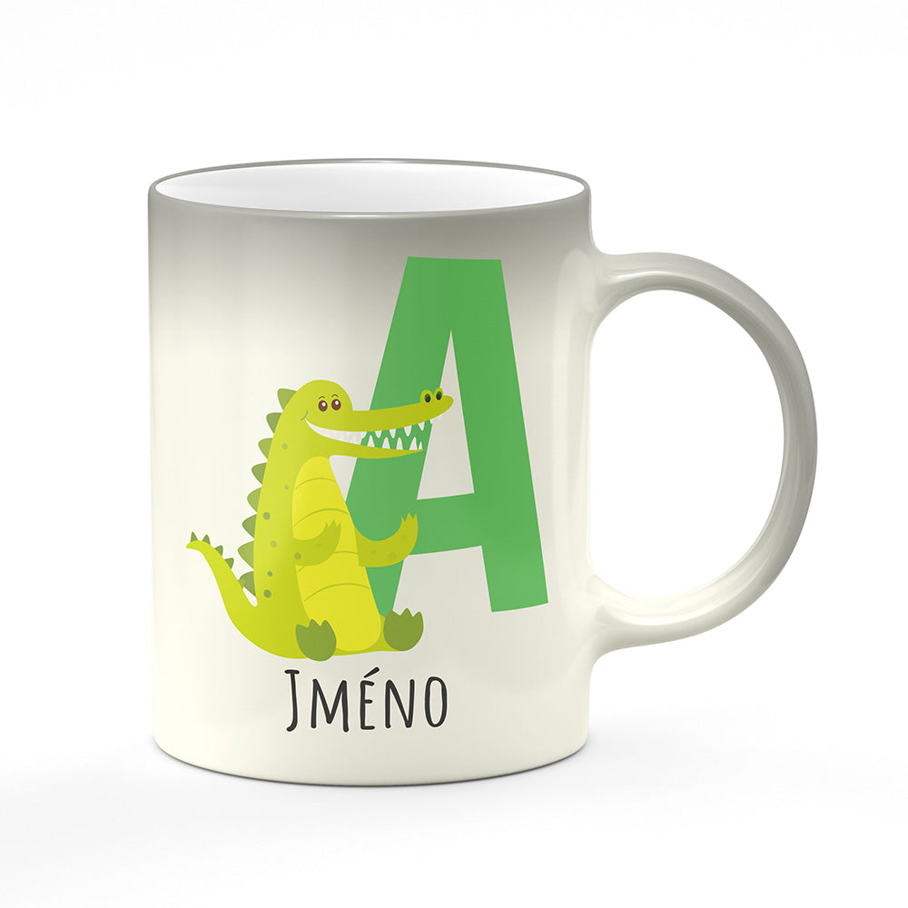 Magický svlékací hrnek motiv Se jménem A...