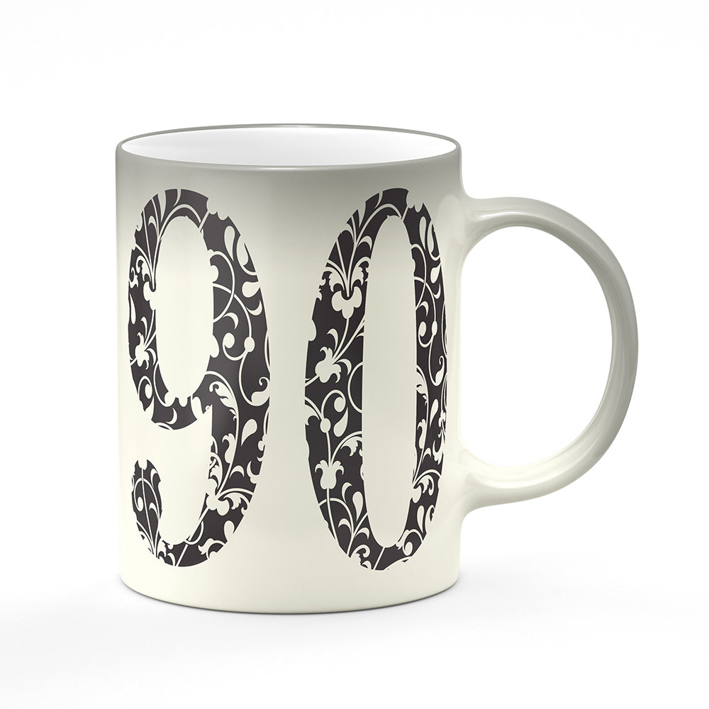 Magický svlékací hrnek motiv Věk 90