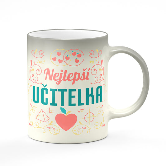 Magický svlékací hrnek motiv Nejlepší učitelka
