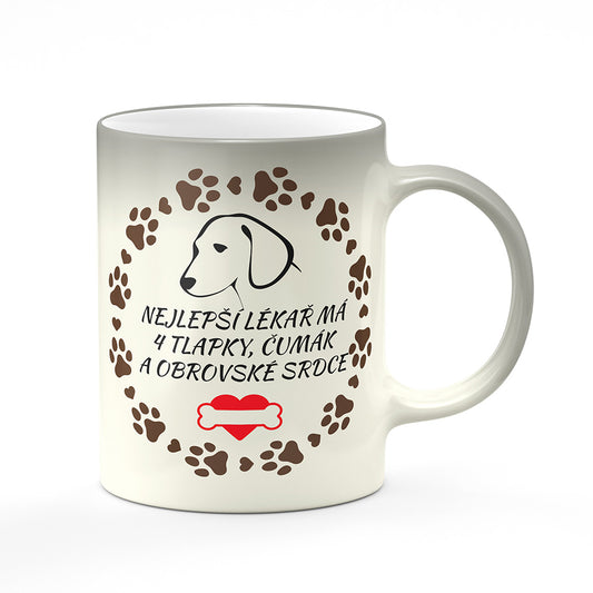 Magický svlékací hrnek motiv Nejlepší lékař…