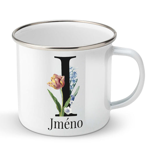 Smaltovaný plecháček motiv Se jménem I…