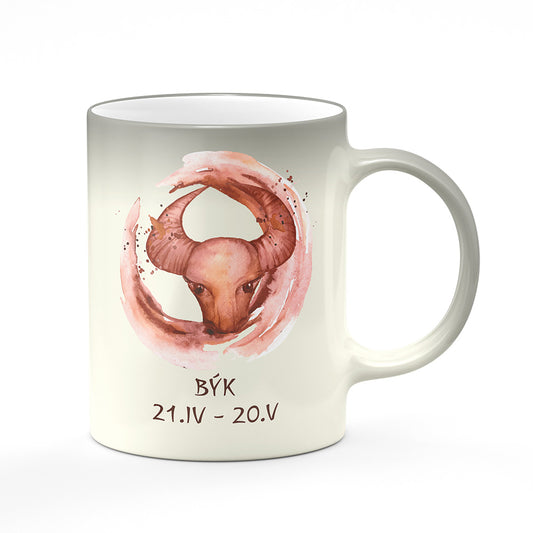 Magický svlékací hrnek motiv Býk