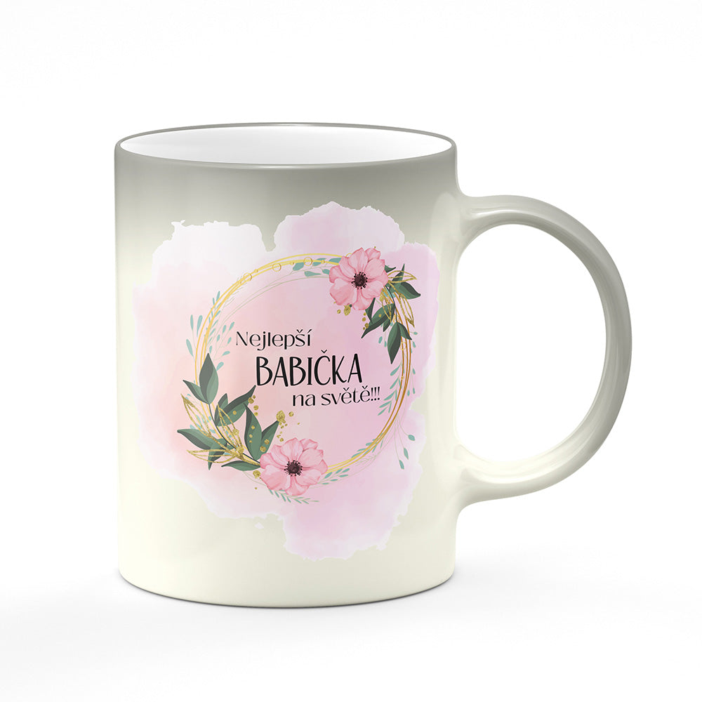Magický svlékací hrnek motiv Nejlepší babička na světě