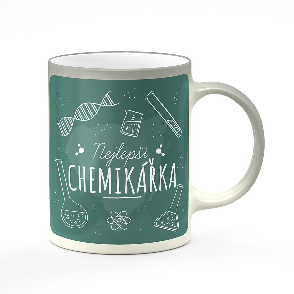 Magický svlékací hrnek motiv Nejlepší chemikářka