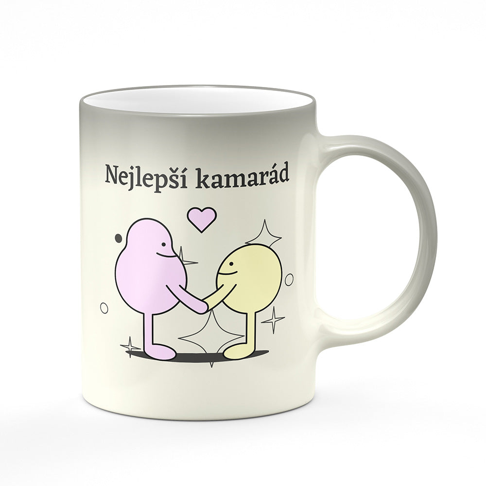 Magický svlékací hrnek motiv Nejlepší kamarád