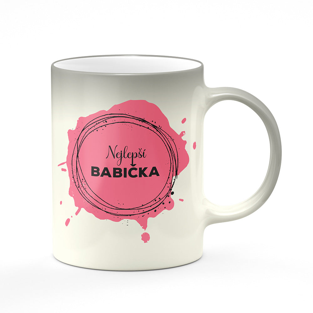 Magický svlékací hrnek motiv Nejlepší babička