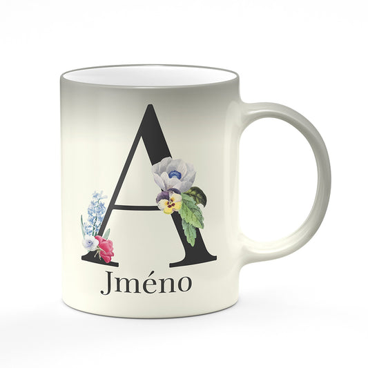 Magický svlékací hrnek motiv Se jménem A...