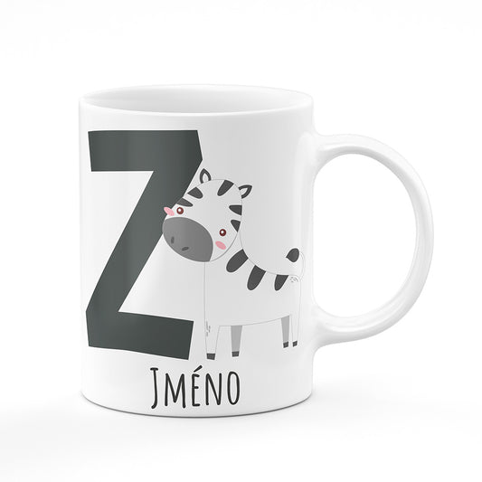 Keramický hrnek bílý motiv Se jménem Z…