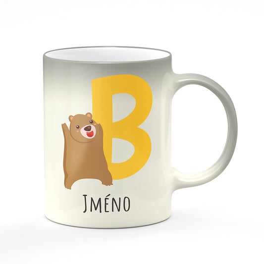 Magický svlékací hrnek motiv Se jménem B…