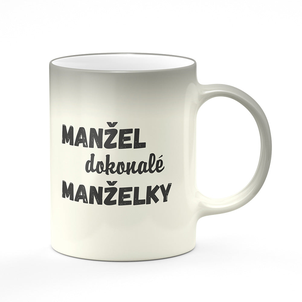 Magický svlékací hrnek motiv Manžel dokonalé manželky